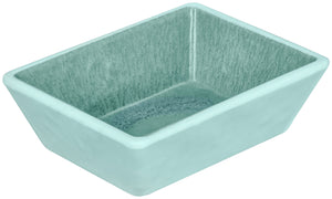 Mini-Schälchen  Torto rechteckig; 70ml, 8.3x6.4x3 cm (DxSxW); turkusowy/niebieski; prostokątny; 6 sztuka / opakowanie