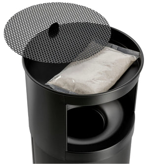 popielniczka stojąca Apollo; 40000ml, 31x80 cm (ØxW); czarny; okrągły