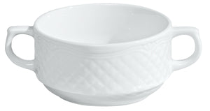 bulionówka Zürich; 300ml, 10.3x5.5 cm (ØxW); biały; okrągły; 6 sztuka / opakowanie