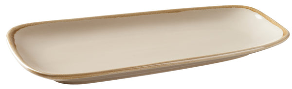 półmisek Glaze; 33.5x17x4 cm (DxSxW); piasek; prostokątny; 4 sztuka / opakowanie