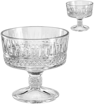 pucharek do lodów Elysia; 250ml, 10x9.8 cm (ØxW); transparentny; 2 sztuka / opakowanie