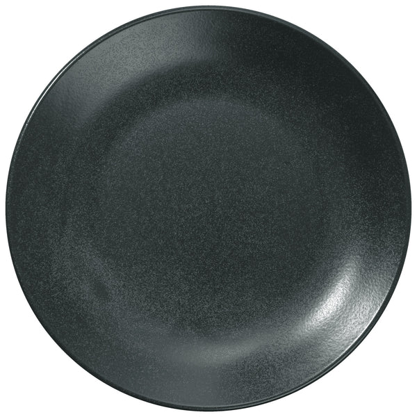 talerz płaski Masca; 28 cm (Ø); czarny; okrągły; 6 sztuka / opakowanie