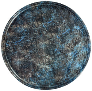 talerz Tusa okrągły; 27x2 cm (ØxW); czarny/ciemny niebieski; okrągły; 6 sztuka / opakowanie