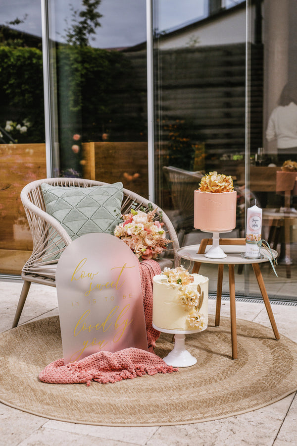 stolik kawowy Gimani okrągły; 50x53 cm (ØxW); ecru; okrągły