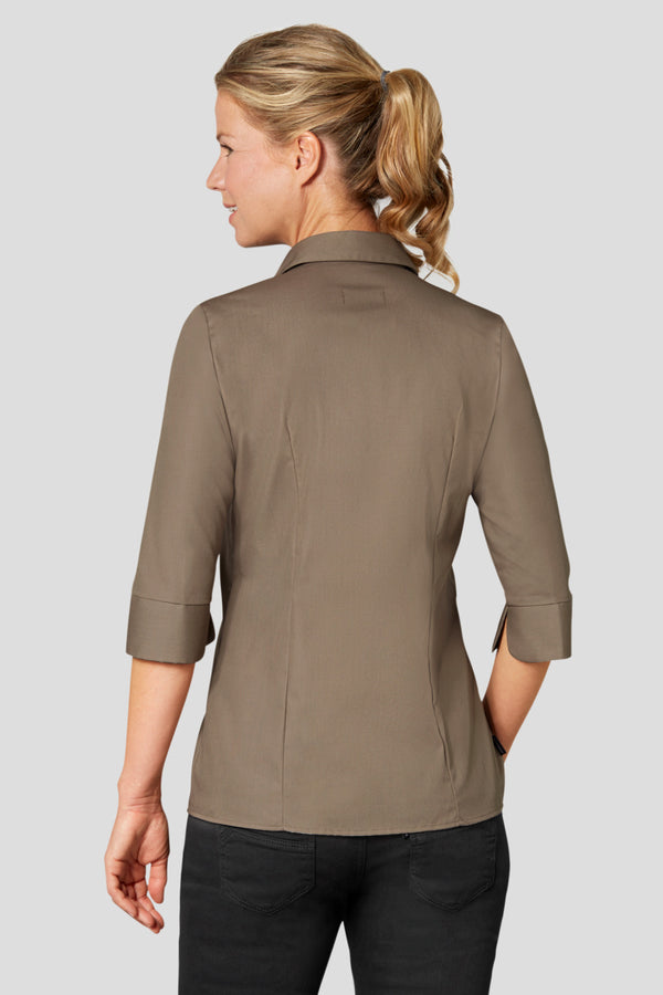 bluzka damska Filipa rękaw 3/4; Kleidergröße 34; taupe