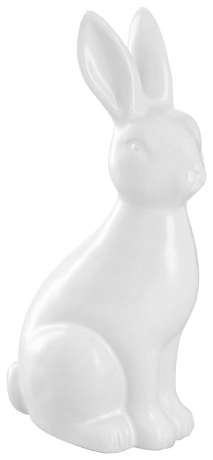 dekoracyjny zajączek wielkanocny Conny; 8x6x16.5 cm (DxSxW); biały
