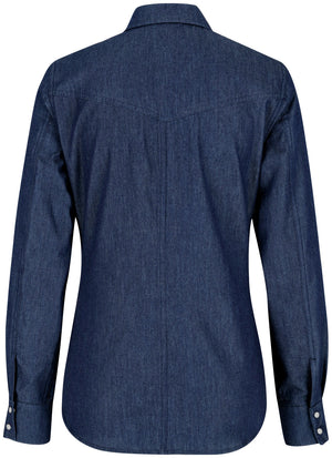 Jeansbluse Ryan; Kleidergröße 34; ciemny niebieski
