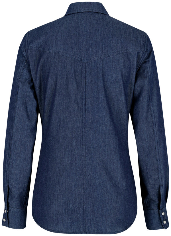 Jeansbluse Ryan; Kleidergröße 34; ciemny niebieski