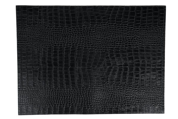 podkładka na stół Nobile; 32.5x44 cm (SxD); czarny; prostokątny; 6 sztuka / opakowanie