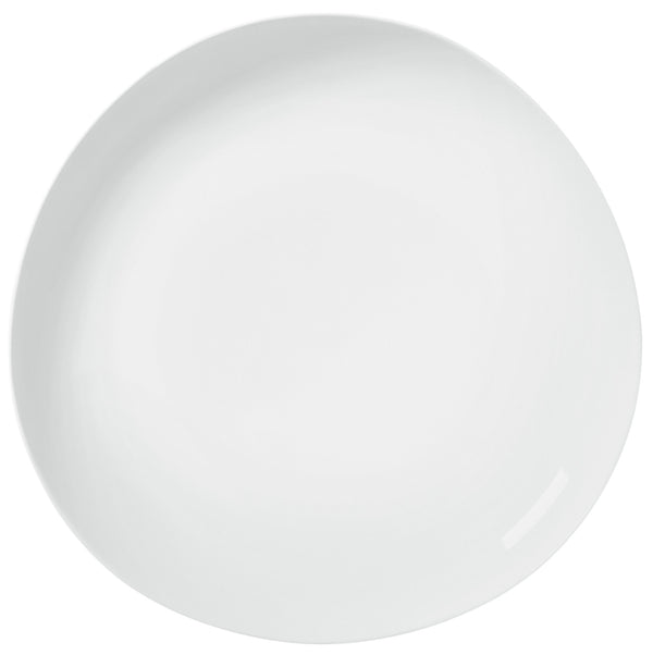 talerz płaski Ovalize; 28.5x3.9 cm (ØxW); biały; okrągły; 4 sztuka / opakowanie
