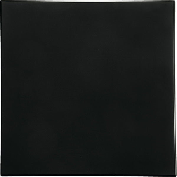 blat Topalit kwadratowy; 60x60 cm (DxS); czarny; kwadrat
