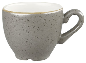 Espresso Tasse Stonecast Peppercorn; 100ml, 6.5x5.5 cm (ØxW); szary/brązowy; okrągły; 12 sztuka / opakowanie