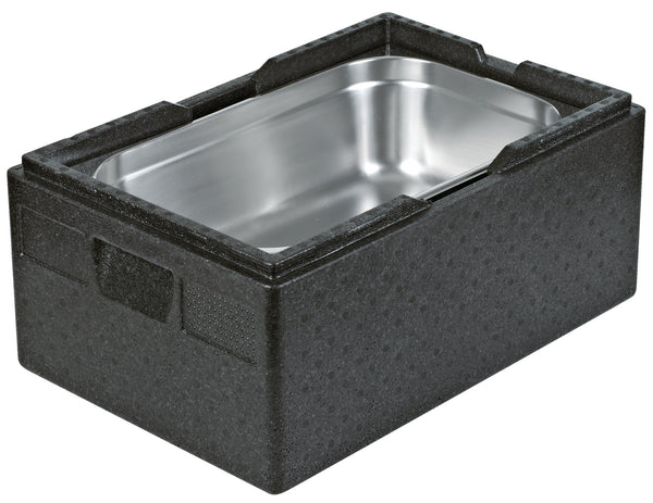pojemnik termiczny Eco 1/1 GN; 39000ml, 60x40x28 cm (DxSxW); czarny