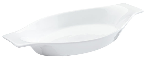 naczynie porcelanowe do zapiekania Carte; 350ml, 26.5x14.5x3.5 cm (DxSxW); biały; 6 sztuka / opakowanie