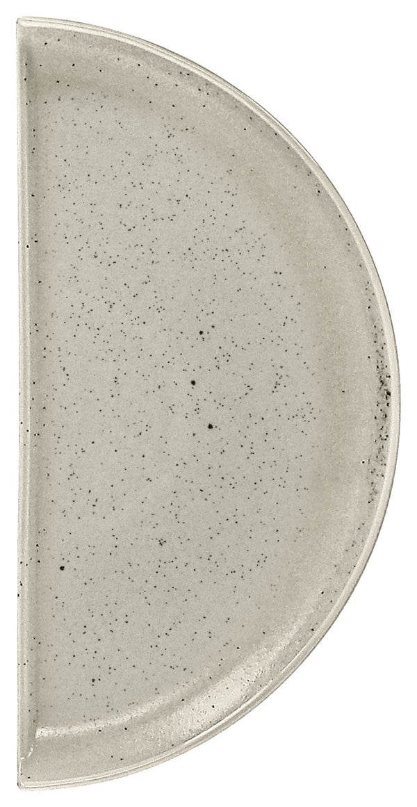 półtalerz płaski Ossora; 27.5x13.5 cm (DxS); beżowy; półokrągły; 4 sztuka / opakowanie