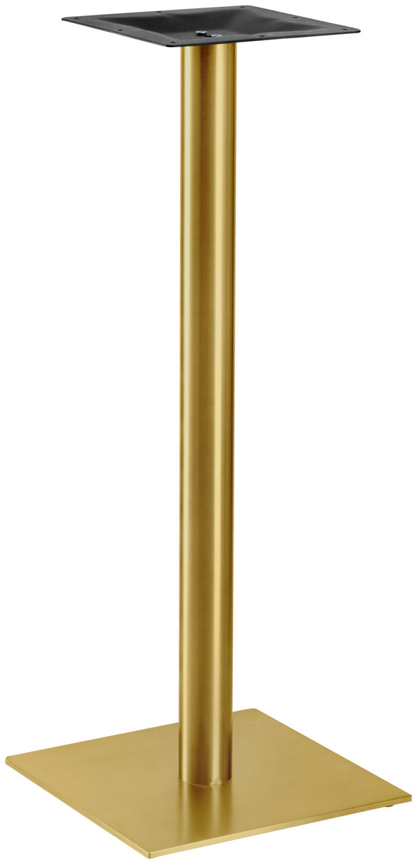podstawa stołu wysokiego Orio; 42x42x108 cm (SxDxW); złoto; kwadrat
