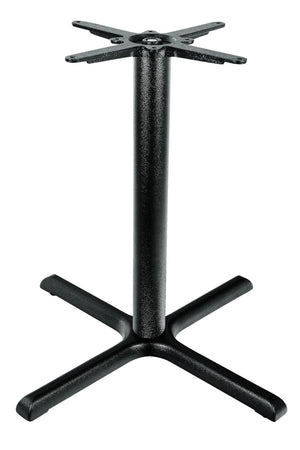 podstawa Regulo Guss z żeliwa krzyż; 57x56x72 cm (SxDxW); czarny; kwadrat