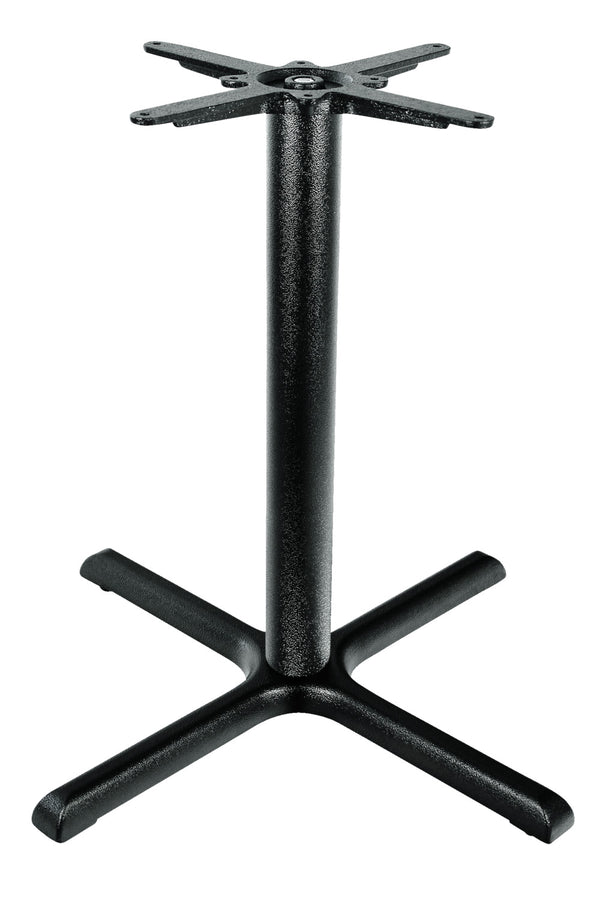 podstawa Regulo Guss z żeliwa krzyż; 57x56x72 cm (SxDxW); czarny; kwadrat