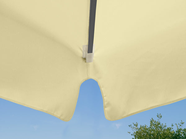 parasol profesjonalny duży Esparto stelaż antracyt; 350x350x370 cm (DxSxW); ecru; kwadrat