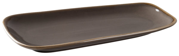 półmisek Glaze; 33.5x17x4 cm (DxSxW); szary; prostokątny; 4 sztuka / opakowanie