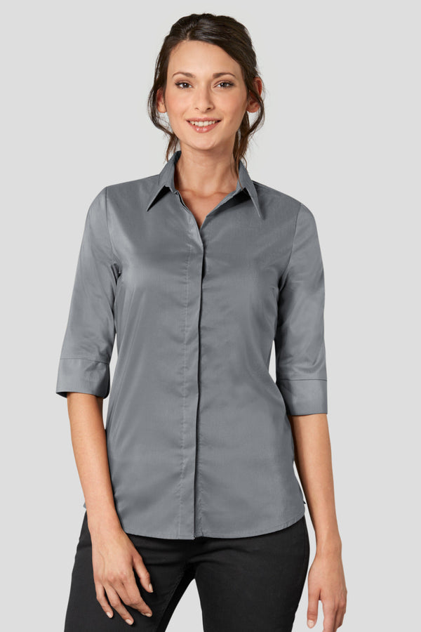 bluzka damska Fiore rękaw 3/4; Kleidergröße 50; szary