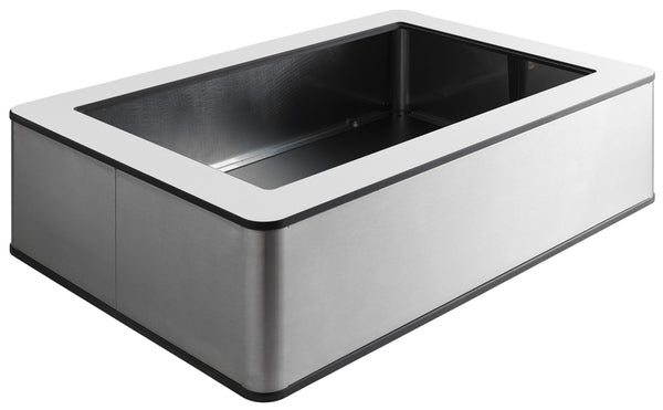 podstawa Fundale wysoka GN 1/1; 63x42.5x15 cm (DxSxW); biały; prostokątny