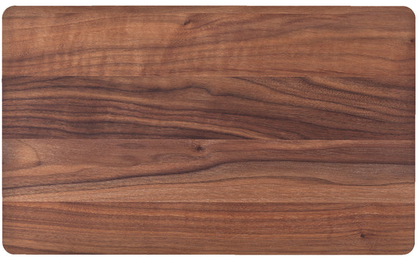 deska Vesper bez wgłębienia; 33x20x1.5 cm (DxSxW); orzech włoski; prostokątny