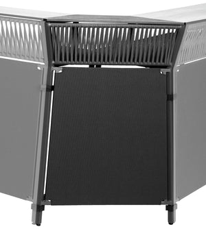 Outdoorbar Baruba Eckelement Außen; 78x56x115 cm (DxSxW); beton/antracyt