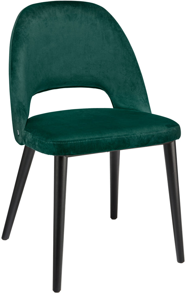 krzesło Tonda; 51x64x78 cm (SxGxW); siedzisko jodła zielona, stelaż czarny