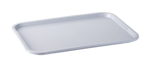 taca do fast foodu; 53x32.5x2 cm (DxSxW); szary; prostokątny