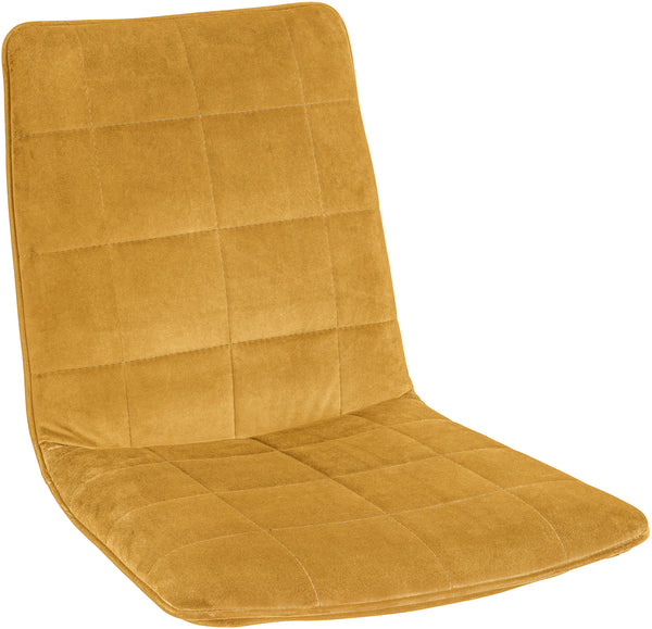 siedzisko Milaria aksamit; 60x48x46 cm (SxGxW); złoto; 2 sztuka / opakowanie