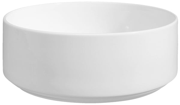 miska Base okrągła; 2000ml, 22x8 cm (ØxW); biały; okrągły; 2 sztuka / opakowanie