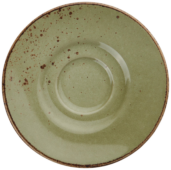 spodek do filiżanki do espresso Palana; 12.4 cm (Ø); limonka; okrągły; 6 sztuka / opakowanie