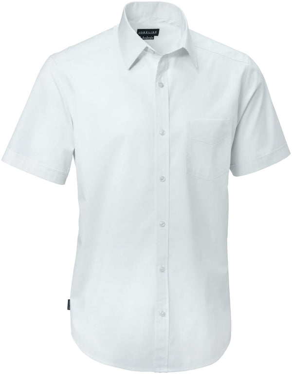 koszula męska Kim krótki rękaw; Kleidergröße 45/46; biały