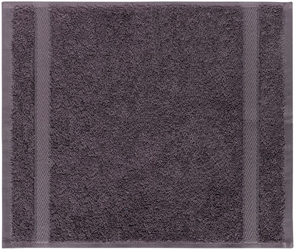 mały ręcznik Meco; 30x30 cm (SxD); grafit; 5 sztuka / opakowanie
