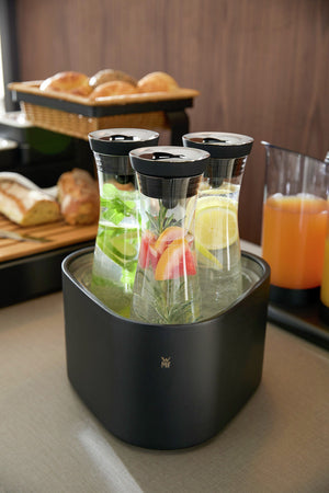 Getränkekühler Behälter Buffet WMF Quadro; 29x28x20 cm (DxSxW); czarny