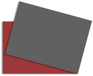 próbnik materiałów Bevera; czerwony/antracyt