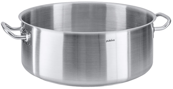 garnek do pieczenia Chef wyjątkowo mocny; 18800ml, 40x16 cm (ØxW); srebro