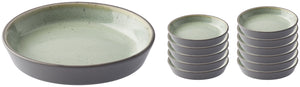mini półmisek Stat okrągły; 10x1.7 cm (ØxW); szary; okrągły; 12 sztuka / opakowanie