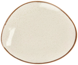talerz płaski Sidina organiczny; 32x26.5 cm (DxS); beżowy; organiczny; 6 sztuka / opakowanie