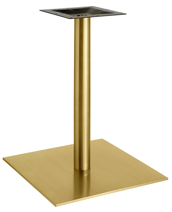 podstawa Orio prostokątna; 55x55x72 cm (SxDxW); złoto; kwadrat
