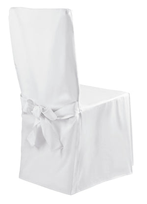 pokrowiec na krzesło Montreal; 40x44x95 cm (SxDxW); biały