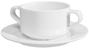 bulionówka Base; 300ml, 9.9x6.5 cm (ØxW); biały; okrągły; 6 sztuka / opakowanie