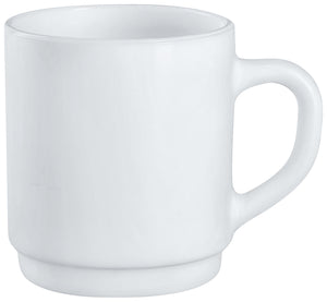 kubek Restaurant; 290ml, 7.9x9 cm (ØxW); biały; okrągły; 6 sztuka / opakowanie