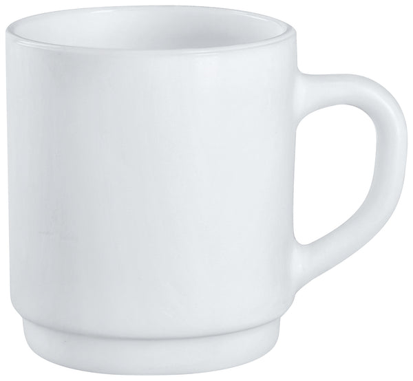 kubek Restaurant; 290ml, 7.9x9 cm (ØxW); biały; okrągły; 6 sztuka / opakowanie