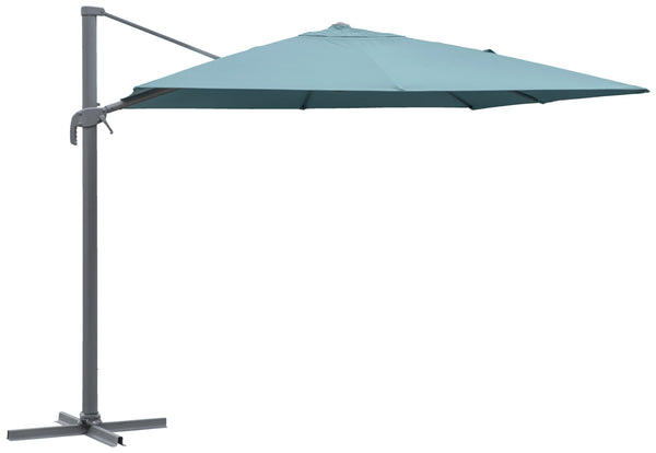 parasol rzymski Elyo; 300x400x275 cm (DxSxW); turkusowy; prostokątny