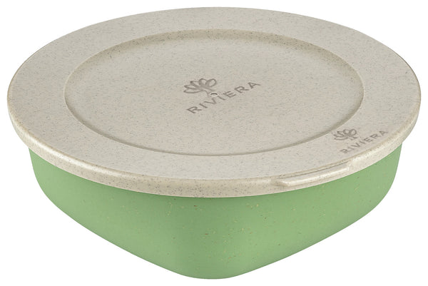 pojemnik do wielokrotnego użytku Connect Box; 1300ml, 21.3x20.7x7.1 cm (DxSxW); zielony; okrągły; 2 sztuka / opakowanie