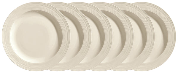 talerz płaski Skyline; 28 cm (Ø); biel kremowa; okrągły; 6 sztuka / opakowanie