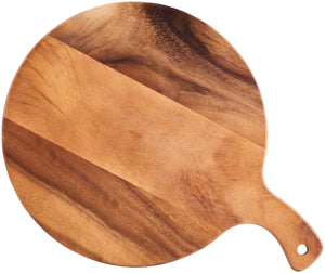 deska Prescot bez nadruku okrągła; 30.5x1.5 cm (ØxW); brązowy; okrągły