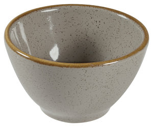Dip Schale Stonecast Peppercorn; 110ml, 8.5 cm (Ø); szary/brązowy; okrągły; 12 sztuka / opakowanie